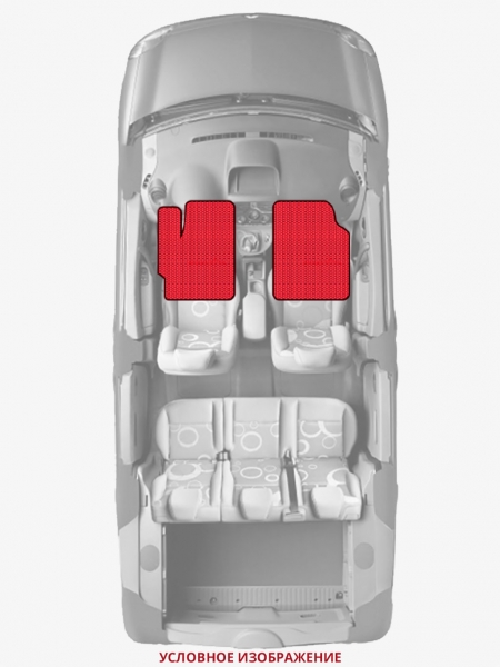 ЭВА коврики «Queen Lux» передние для Hyundai Sonata VIII (DN8)