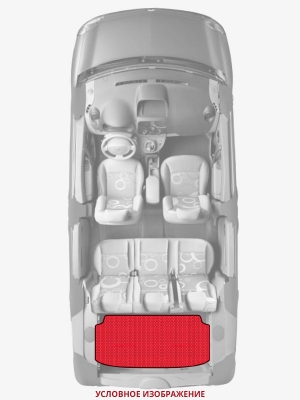 ЭВА коврики «Queen Lux» багажник для Subaru Alcyone
